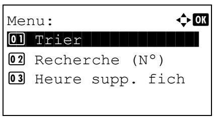 KYOCERA ECOSYS M8124CIDN - Recherche des boites personalisées - 1