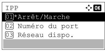 KYOCERA ECOSYS M8124CIDN - Param. protocole (Paramètres détaillées pour le protocole réseau) - 2