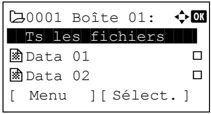 KYOCERA ECOSYS M8124CIDN - Selectionner/désélectionner tous les fichiers - 1