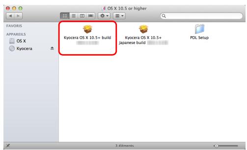 KYOCERA ECOSYS M8124CIDN - Installation du pilote d'imprimante sous Macintosh - 4