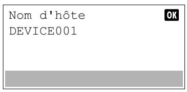 KYOCERA ECOSYS M8124CIDN - Nom d'hôte (verifier le nom d'hôte de la machine) - 1