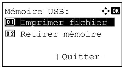 KYOCERA ECOSYS M8124CIDN - Mémoire USB (Sélection mémoire USB) - 1