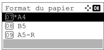 KYOCERA ECOSYS M8124CIDN - Format du papier (Réglage du format de papier pour chargeur en masse en option) - 2