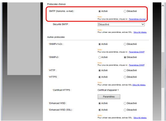 KYOCERA ECOSYS M8124CIDN - Paramètres e-mail - 5