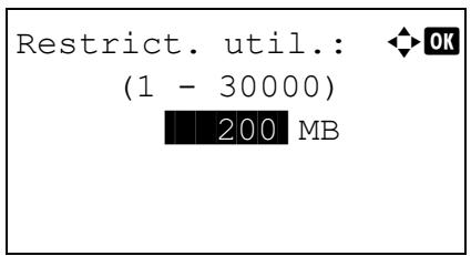 KYOCERA ECOSYS M8124CIDN - Restrict. util. (paramètre pour la capacité d'utilisation maximum) - 2