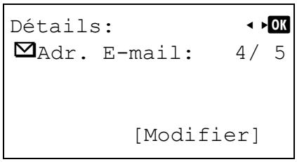 KYOCERA ECOSYS M8124CIDN - Pour modifier l'adresse e-mail - 1