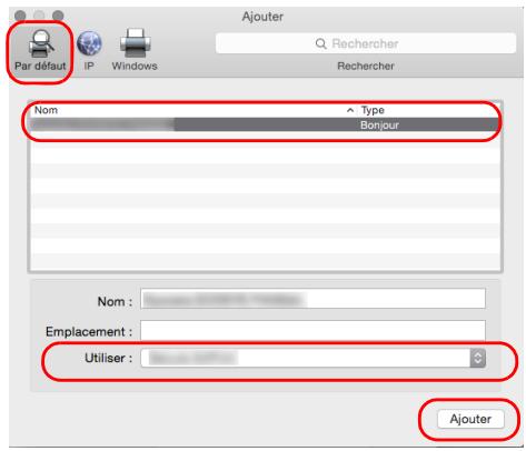 KYOCERA ECOSYS M8124CIDN - Installation du pilote d'imprimante sous Macintosh - 8