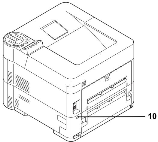 KYOCERA ECOSYS M8124CIDN - Éléments présents sur la face arrêté de l'imprimante - 2