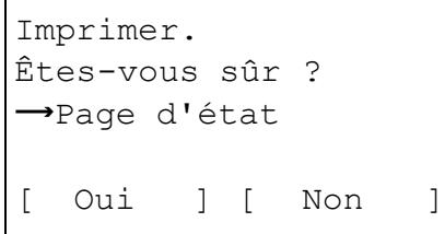 KYOCERA ECOSYS M8124CIDN - Page d'etat (Impression d'une page d'etat de l'imprimante) - 2