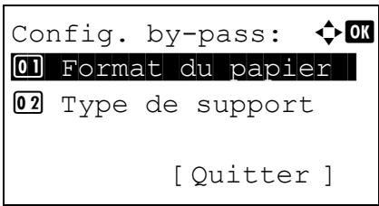 KYOCERA ECOSYS M8124CIDN - Format du papier (Réglage du format de papier pour le bac MF) - 1