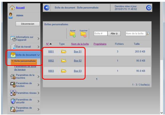 KYOCERA ECOSYS M8124CIDN - Impression d'un document stocké dans une Boîte personnalisée - 3