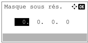 KYOCERA ECOSYS M8124CIDN - Masque sousrés. (Paramètres du masque de sous-réseau) - 2