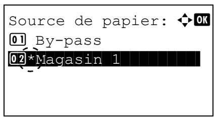 KYOCERA ECOSYS P3045DN - ECOSYS P3050DN - ECOSYS P3055DN - Source de papier (Sélection de la source d'alimentation du papier) - 1