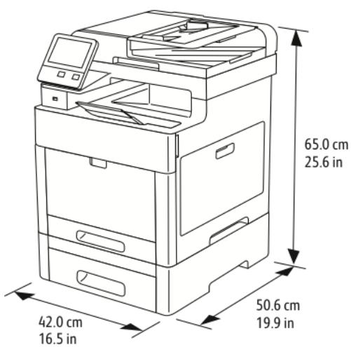 XEROX VERSALINK B400V/DN  -  VERSALINK B405V/DN - Specifications matérielles - 2
