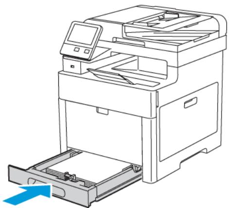 XEROX VERSALINK B400V/DN  -  VERSALINK B405V/DN - Chargement du papier dans les bacs 1 et 2 - 8