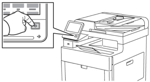 XEROX VERSALINK B400V/DN  -  VERSALINK B405V/DN - Retrait de l'adaptateur réseau sans fil - 1