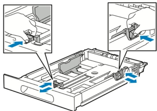 XEROX VERSALINK B400V/DN  -  VERSALINK B405V/DN - Chargement d'étiquettes dans le magasin 1 - 3