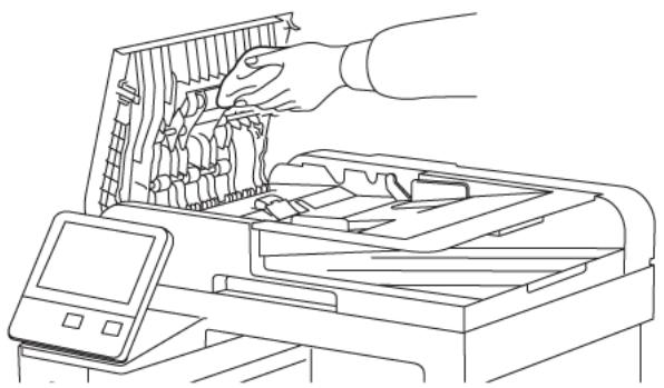 XEROX VERSALINK B400V/DN  -  VERSALINK B405V/DN - Nettoyage des rouleaux d'entrainment du chargeur automatique de documents recto verso - 3