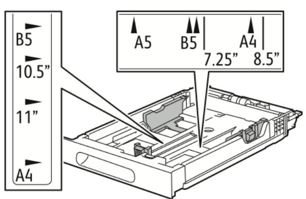 XEROX VERSALINK B400V/DN  -  VERSALINK B405V/DN - Chargement d'enveloppes dans le magasin 1 - 2