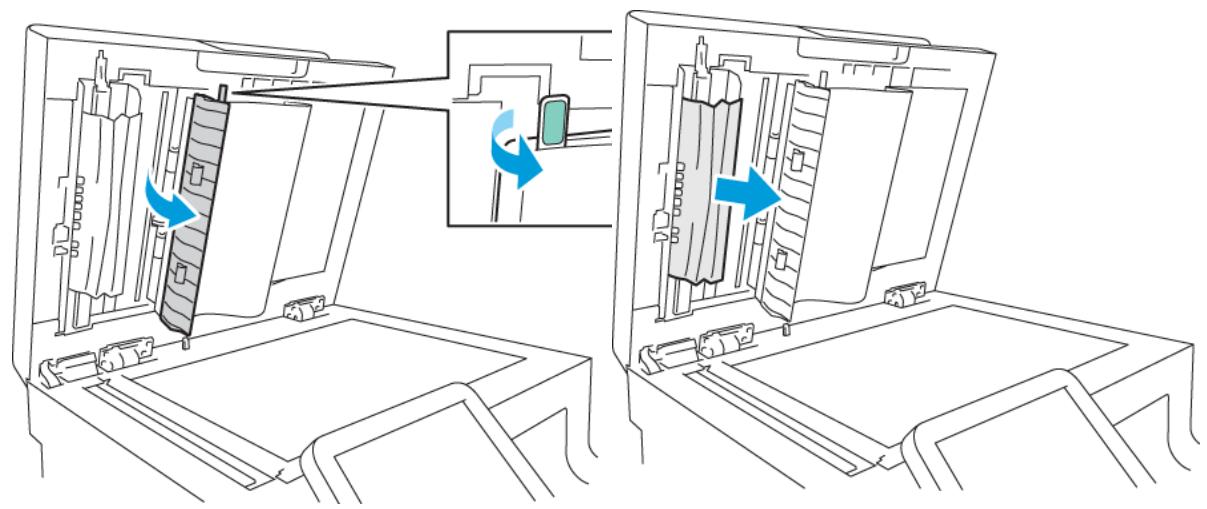 XEROX VERSALINK B400V/DN  -  VERSALINK B405V/DN - Élimination de bourrages papier dans le chargeur automatique de documents recto verso - 3