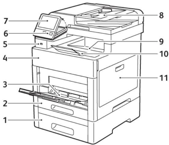 XEROX VERSALINK B400V/DN  -  VERSALINK B405V/DN - Vue avant - 1
