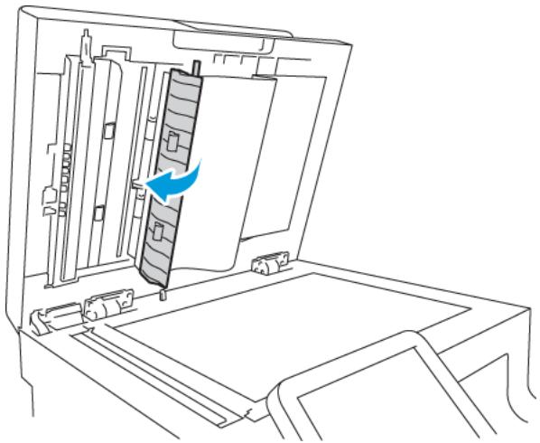 XEROX VERSALINK B400V/DN  -  VERSALINK B405V/DN - Élimination de bourrages papier dans le chargeur automatique de documents recto verso - 4
