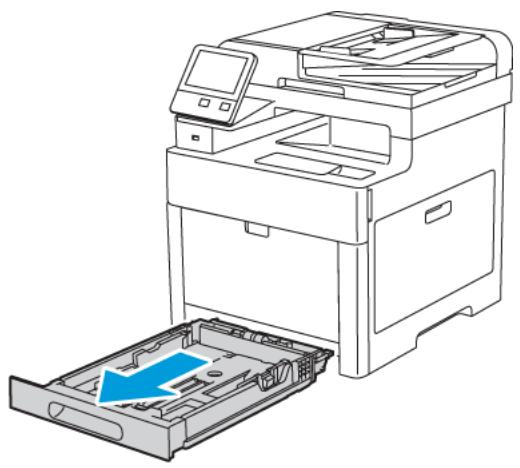 XEROX WORKCENTRE 3335 - WORKCENTRE 3345 - Chargement d'étiquettes dans le magasin 1 - 1