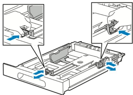XEROX WORKCENTRE 3335 - WORKCENTRE 3345 - Chargement d'enveloppes dans le magasin 1 - 3