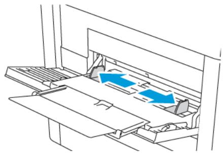 XEROX PHASER 6510N - Déplacez les guides de largeur vers les bords du magasin. - 1