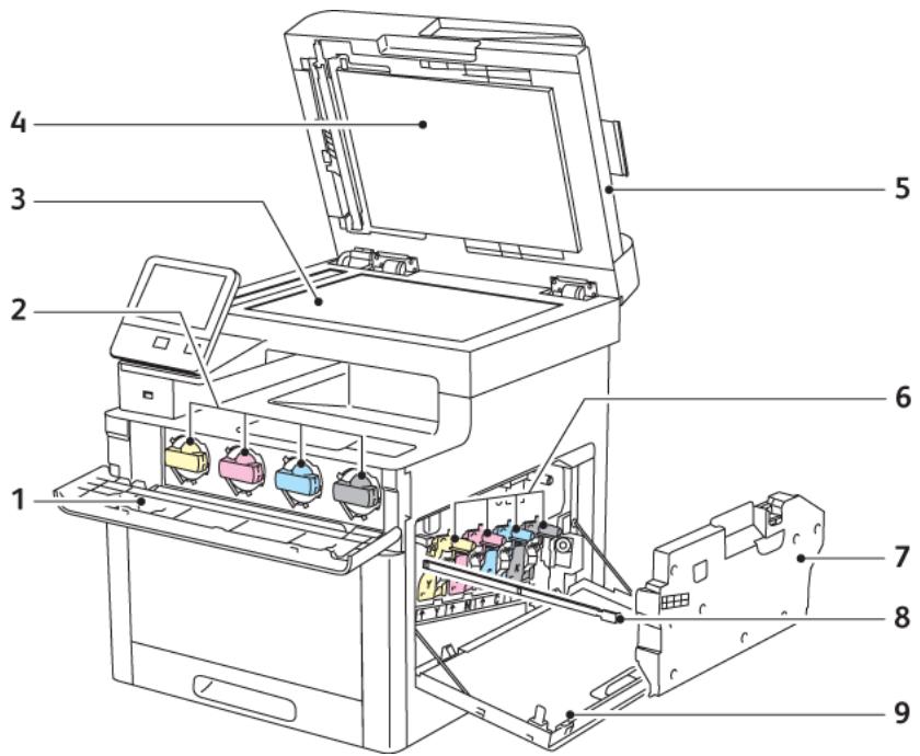 XEROX PHASER 6510N - Composants internes - 1