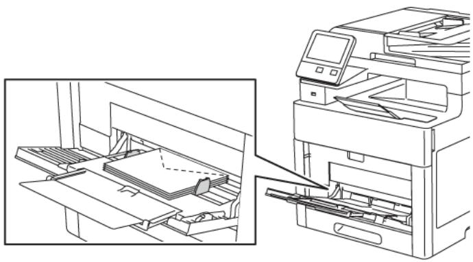 XEROX PHASER 6510N - Pour charger les enveloppes, sélectionnez une option : - 4