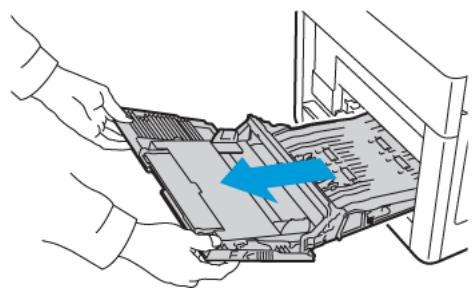 XEROX PHASER 6510N - Élimination des bourrages papier dans le départ manuel - 2