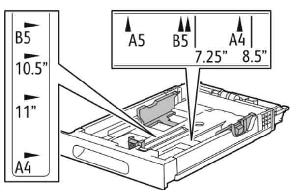 XEROX PHASER 6510N - Chargement d'enveloppes dans le magasin 1 - 2