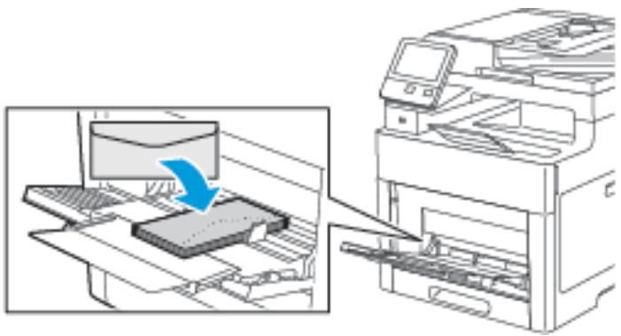 XEROX PHASER 6510N - Pour charger les enveloppes, sélectionnez une option : - 1