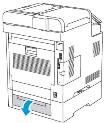XEROX PHASER 6510N - Élimination des bourrages papier dans la zone du bac 2 - 4