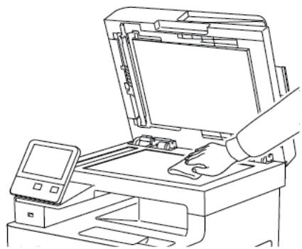 XEROX PHASER 6510N - Nettoyez la glace d'exposition - 2