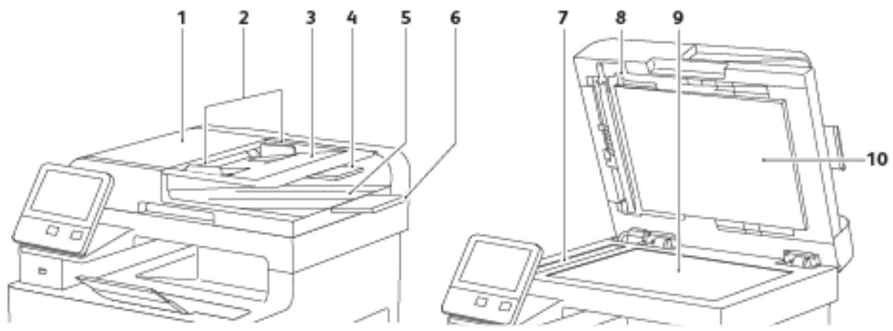 XEROX PHASER 6510N - Chargeur automatique de documents recto verso - 1