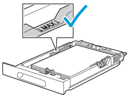 XEROX PHASER 6510N - Chargement d'étiquettes dans le magasin 1 - 4
