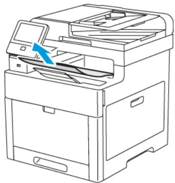 XEROX PHASER 6510N - Retirez le papier ou autre support du bac récepteur. - 1
