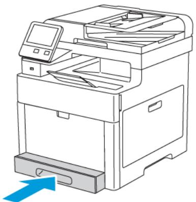 XEROX PHASER 6510N - Chargement d'enveloppes dans le magasin 1 - 4