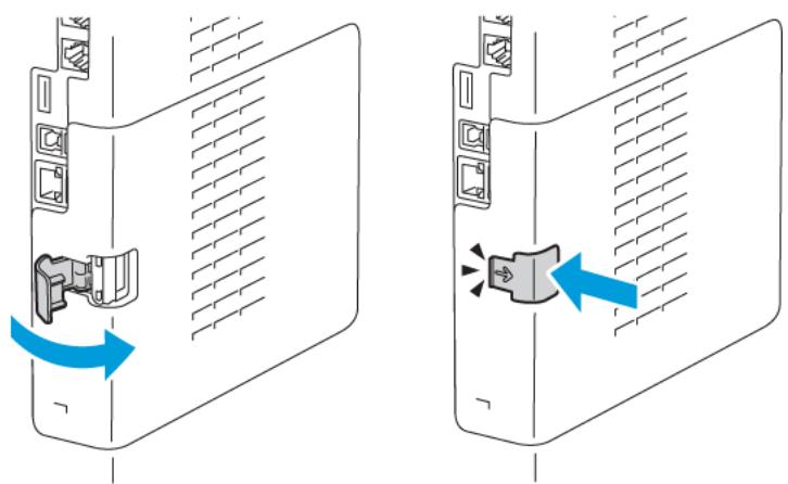 XEROX VERSALINK C400V - VERSALINK C405 - Retrait de l'adaptateur réseau sans fil - 7