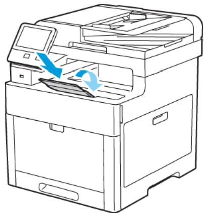 XEROX VERSALINK C400V - VERSALINK C405 - Si l'extension du bac récepteur est sortie, rentrez-la. - 1