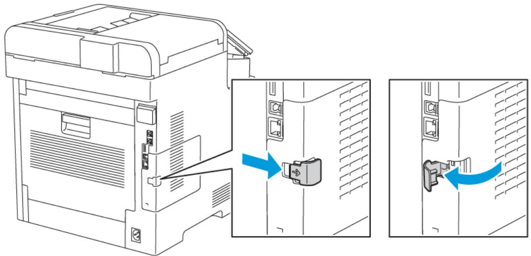 XEROX VERSALINK C400V - VERSALINK C405 - Retrait de l'adaptateur réseau sans fil - 2