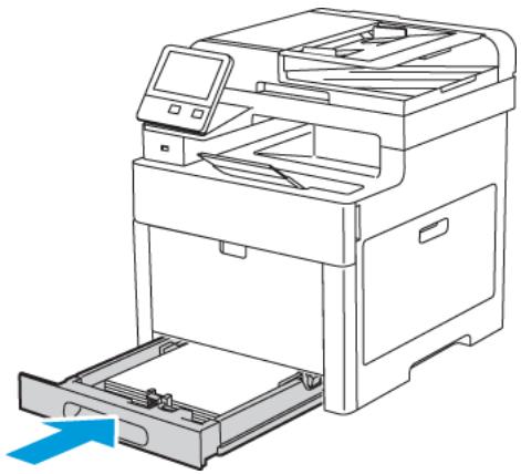 XEROX VERSALINK C400V - VERSALINK C405 - Chargement du papier dans les bacs 1 et 2 - 7