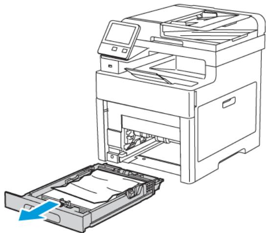XEROX WORKCENTRE 6515 - Élimination des bourages papier dans la zone du bac 1 - 3