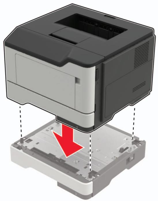 LEXMARK MX321ADN - Installation des tiroirs en option - 3