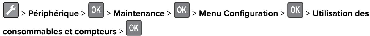 LEXMARK MX321ADN - Remplacez la cartouche, zone d'impression inadaptée - 1