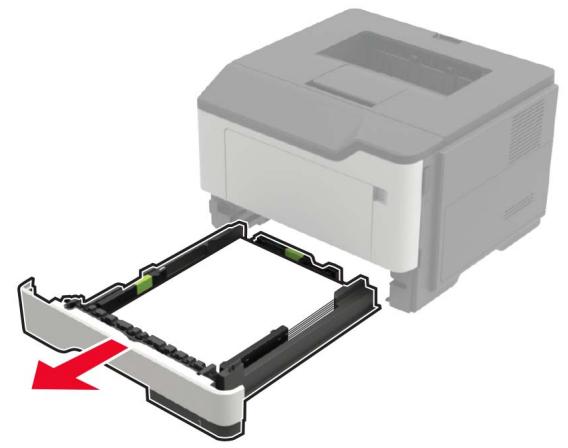 LEXMARK MX321ADN - Retirez le tiroir. - 1