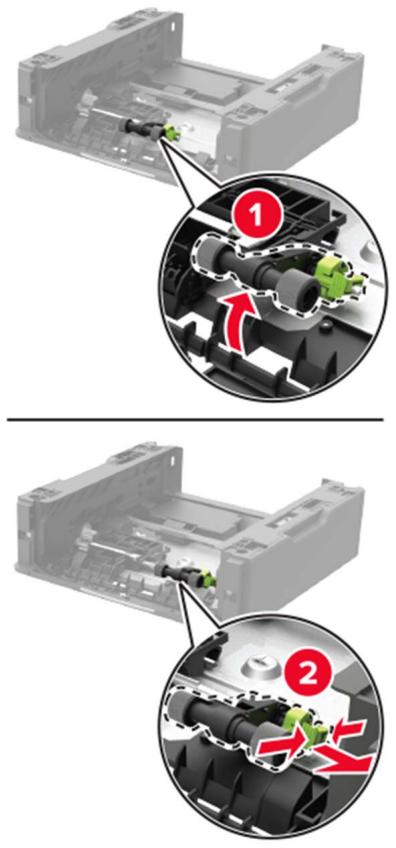 LEXMARK MX321ADN - Remplacement du rouleau de saisie - 4