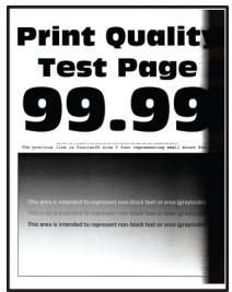 LEXMARK MX321ADN - Bandes noires verticales - 1